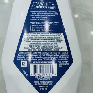 Nước xúc miệng Crest 3d white 946ml của Mỹ