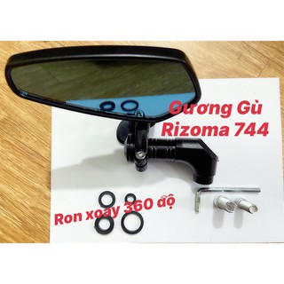 Gương Gù Chân Gương Tặng Ron Xoay Rizoma Chân 744 < LẮP ĐƯỢC 2 BÊN TRÁI + PHẢI>