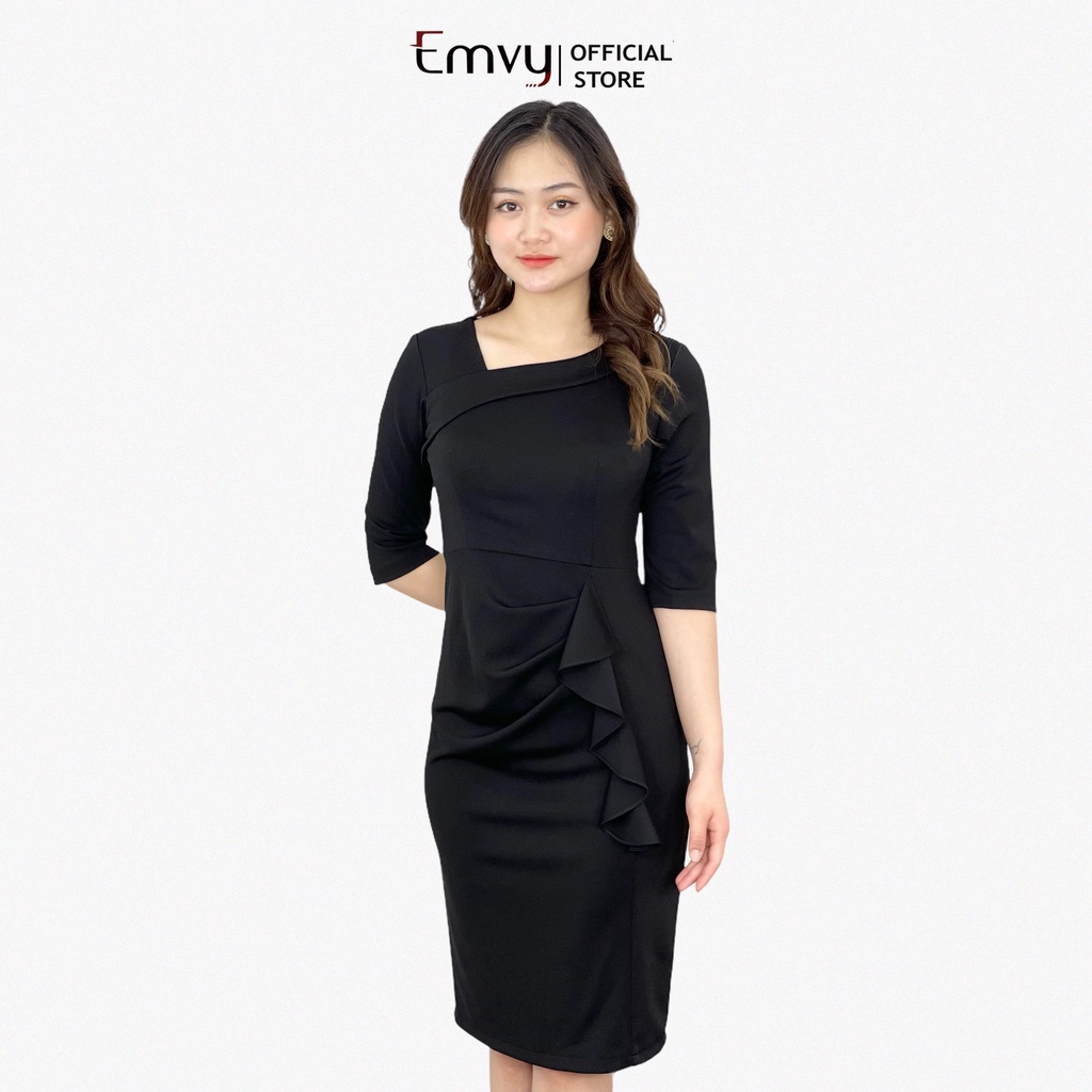 Đầm dự tiệc dáng ôm. Đầm body dự tiệc sang trọng chất liệu umi cao cấp Emvy-B7