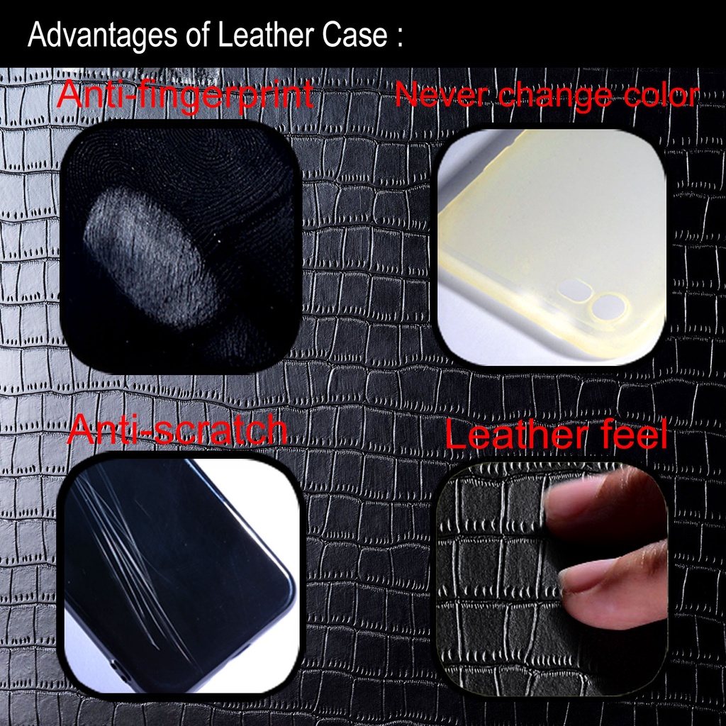 Ốp Bao Da Điện Thoại Họa Tiết Da Cá Sấu Cho samsung galaxy a71 a51 5g 4g a02s a03s a51 a71 5g 4g Ốp