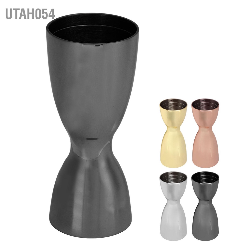 Ly đong , Cốc Jigger định lượng Pha Chế Cocktail 2 đầu Bằng Thép không gỉ cho Quầy bar