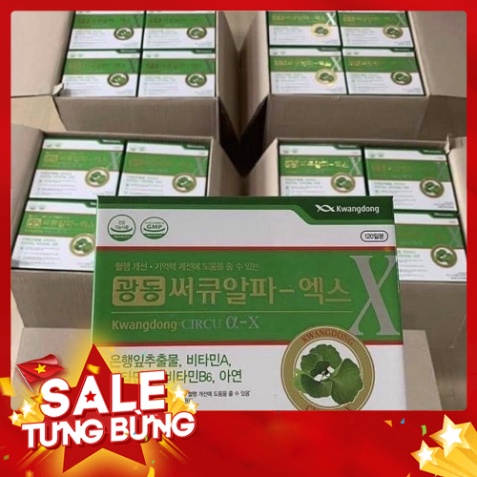 ⚡️Flash sale⚡️  Viên uống bổ não Kwangdong Circu hộp 120 viên của Hàn Quốc