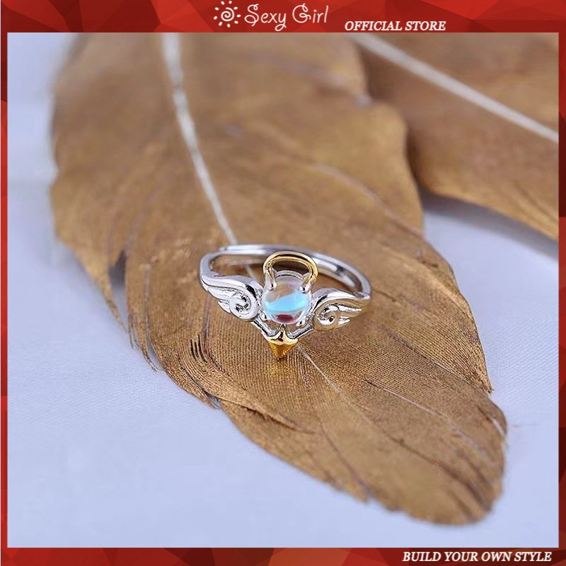 Nhẫn Hình Thiên Thần Ác Quỷ Có Thể Điều Chỉnh Thời Trang Sang Trọng Cho Nữ 2022