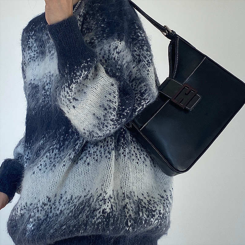 Túi Đeo Vai Bằng Da Lộn Phong Cách Cổ Điển Thời Trang