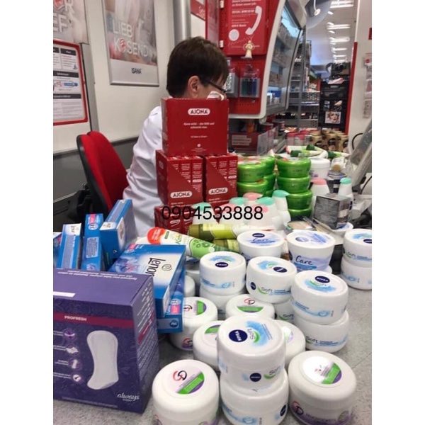 Kem dưỡng ẩm Nivea Soft 200ml hàng nội địa Đức có Bill