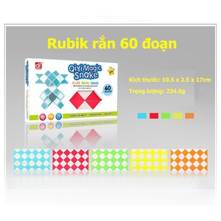 Rubik rắn - Magic Snake 60 đoạn
