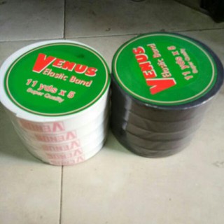 Dây chun Venus thái cuộn bé 10m bản 1.5cm 1cuộn màu Trắng Xịn dầy co dãn cực tốt #110801