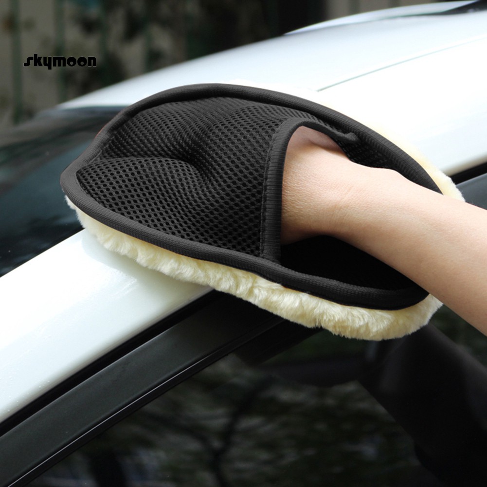 【SKY】 Car Care Styling Wash Cleaning Glove Motor Motorcycle Brush Polish Washer Tool