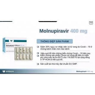 molnupiravi.r 400mg hộp 20 viên