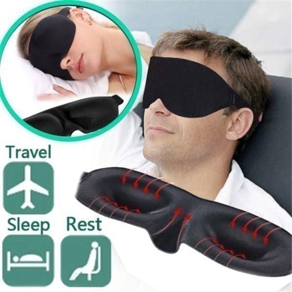 Vỏ Bịt Mắt 3D Hỗ Trợ Giấc Ngủ Tiện Dụng Khi Đi Du Lịch
