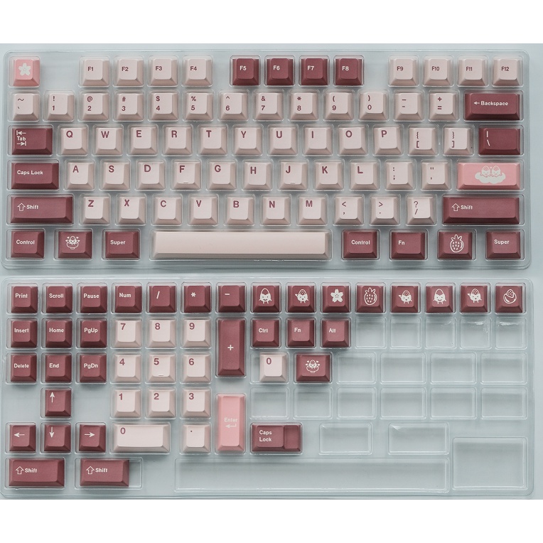 Daifuku Bộ Bàn Phím Cơ 120 Phím Nhuộm Màu Chất Liệu PBT Chuyên Nghiệp