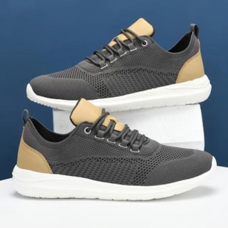 Giày Sneaker nam vải dệt thoáng khí, đế cao su 100% siêu êm . ' '
