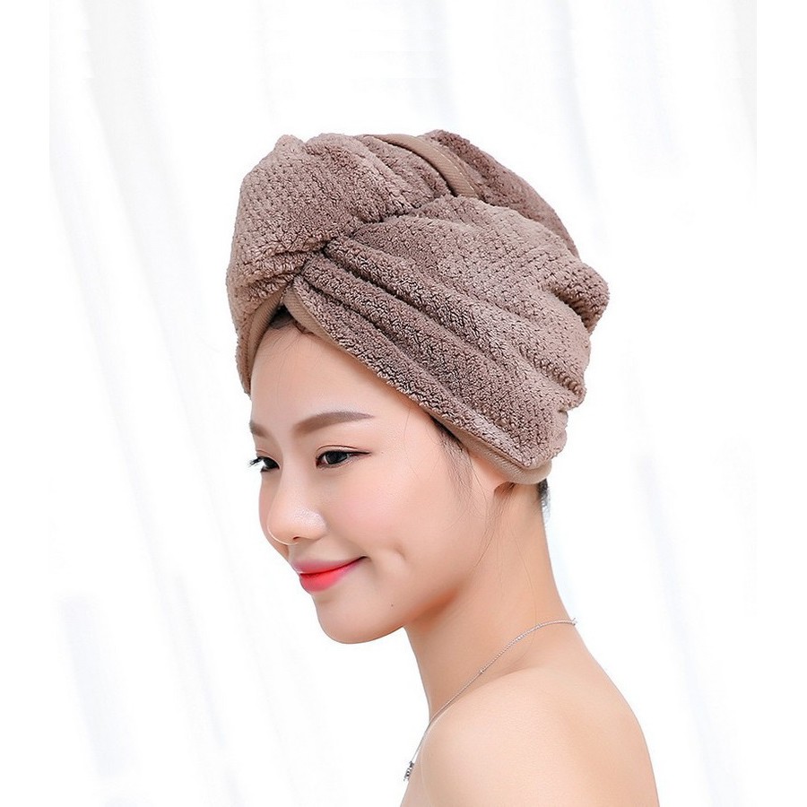 Combo 2 Khăn Ủ Tóc Hàng Loại Đẹp