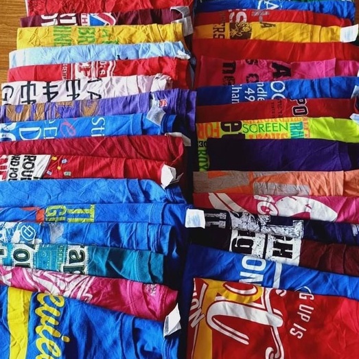 Áo Thun 2hand, Áo Phông Secondhand Nam Nữ Lô Đuôi Độ Mới Thấp