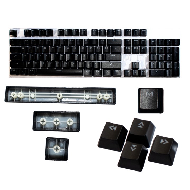 [Mã ELMSM3 giảm 20K đơn bất kỳ] Keycap Doubleshot xuyên Led cho Game thủ Chuyên PUBG ( Bộ Nút Phím Cơ )