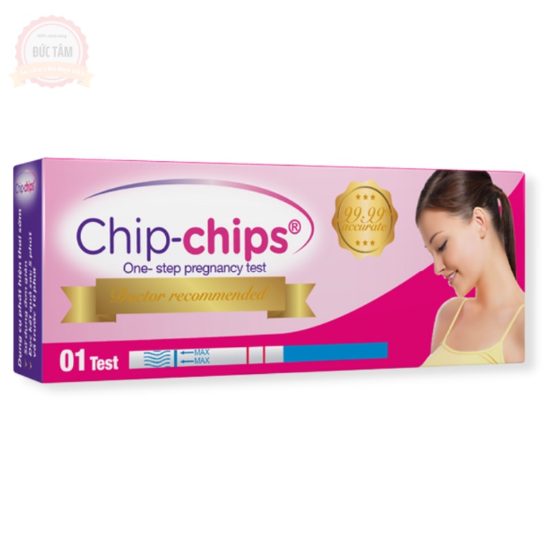 Que Thử Thai Chip Chip 2 Vạch Chính Xác Nhanh Chóng Che Tên