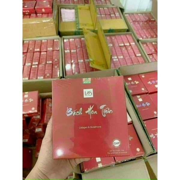 Cốm uống đẹp da Bách Hoa Tiên Las Beauty làm đẹp nội sinh