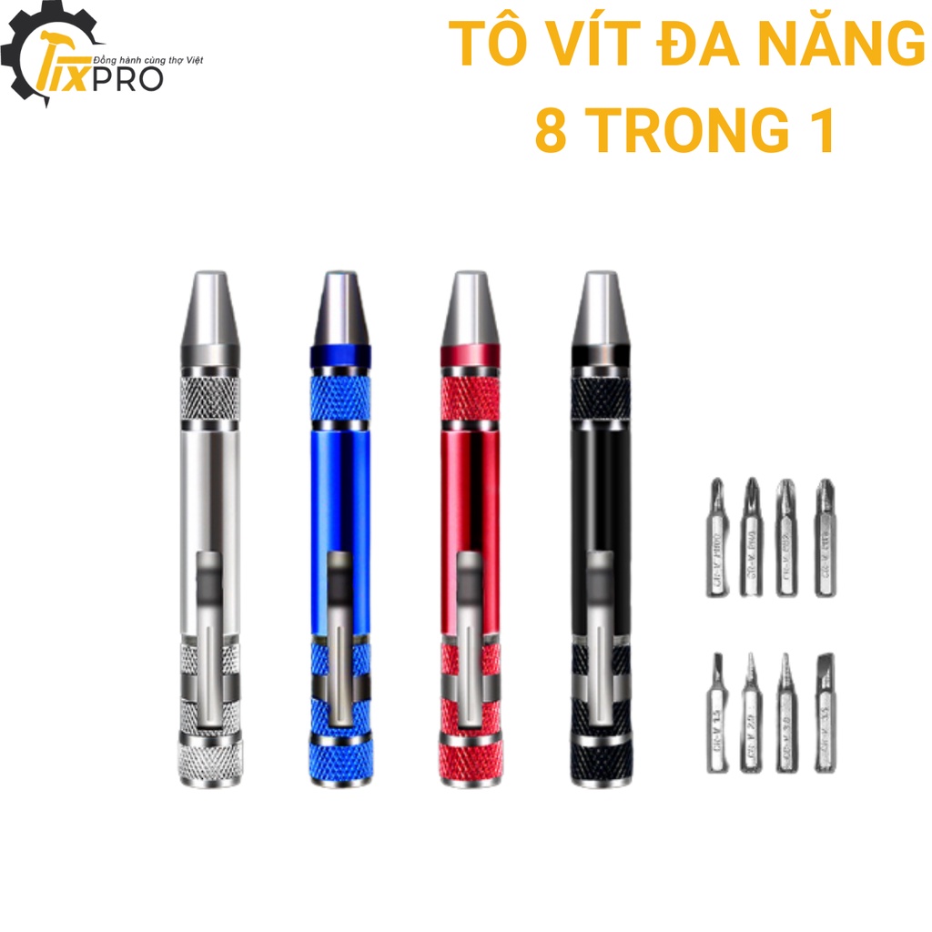 Tô vít đa năng 8 trong 1 tiện lợi cho việc sửa chữa.