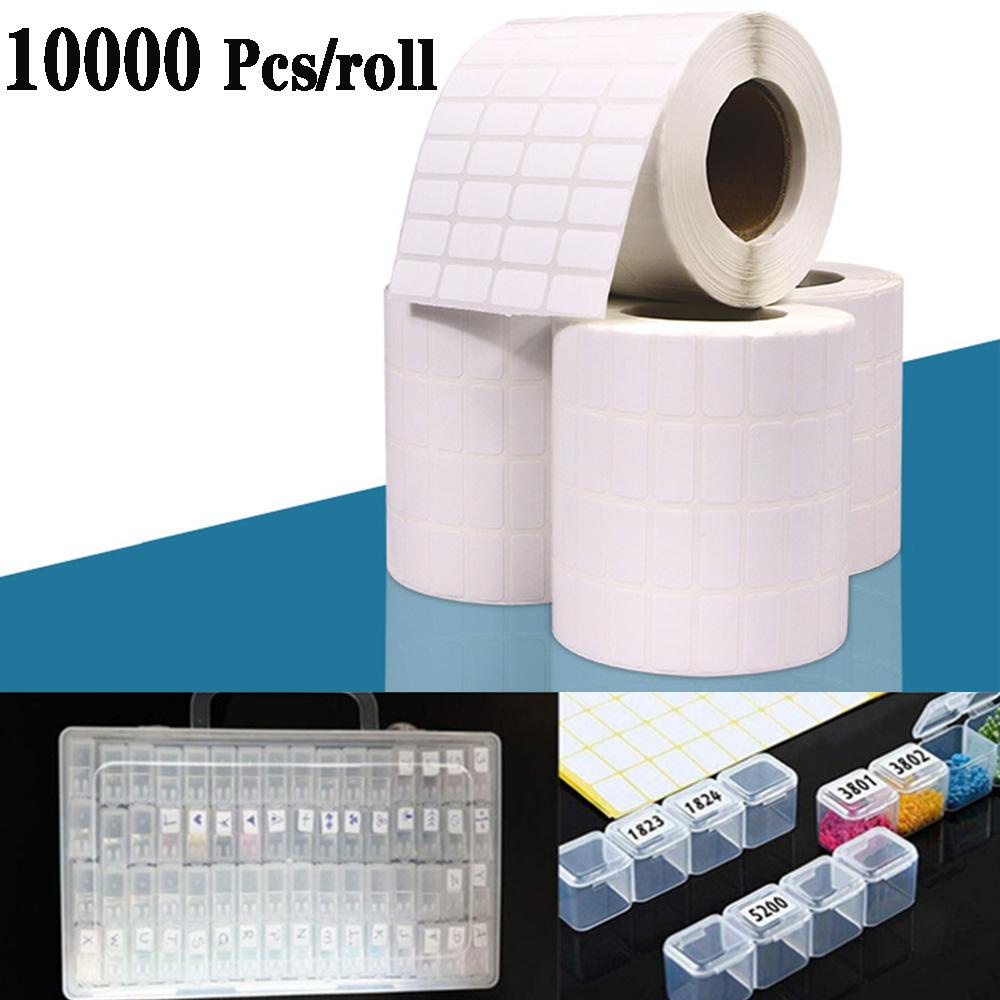 Nhãn Dán Nhiệt Chống Thấm Nước 20 * 10 mm Màu Trắng Trang Trí Sổ Tay