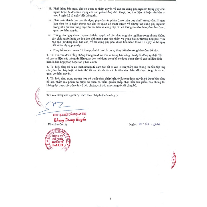 SỮA RỬA MẶT LACO DNA  30ml - LACO DNA Ngăn ngừa mụn, sạch sâu, sáng da