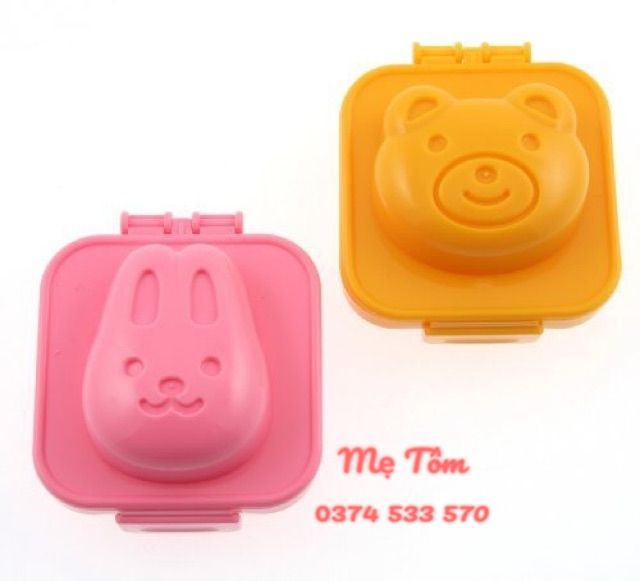 Combo 2 khuôn cơm/khuôn đậu hũ - Nhật Bản NPP Baby Tôm