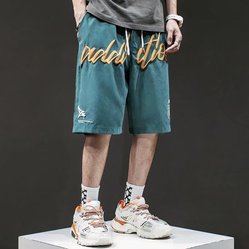 Quần Short Thể Thao Ống Rộng Phong Cách Hip Hop Đường Phố Size M-3XL Cho Nam