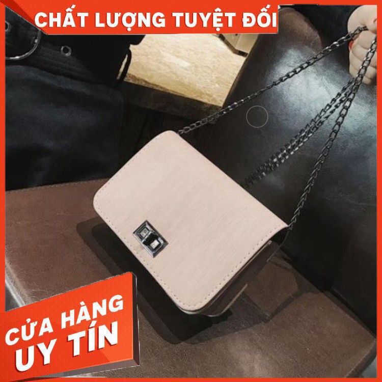 HÀNG NHẬP KHẨU -  Túi xách nữ dây xích cao cấp da mềm giá rẻ, Túi nữ nhỏ mini đeo chéo hàng hiệu TXN40-C loại 1 AZ1 CV1 