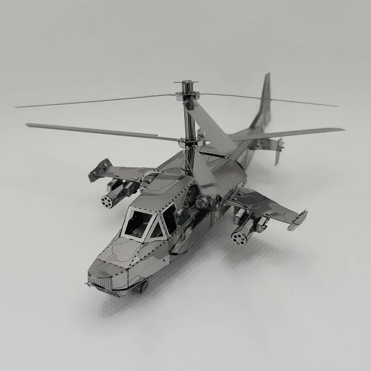 Mô Hình 3D Kim Loại Trực Thăng KA-50