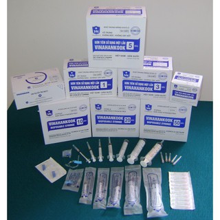 Bơm kim tiêm 1cc 3cc