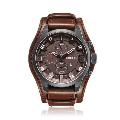 Đồng hồ nam dây da cao cấp CURREN CR01 dành cho bạn trẻ năng động -MTP.watches