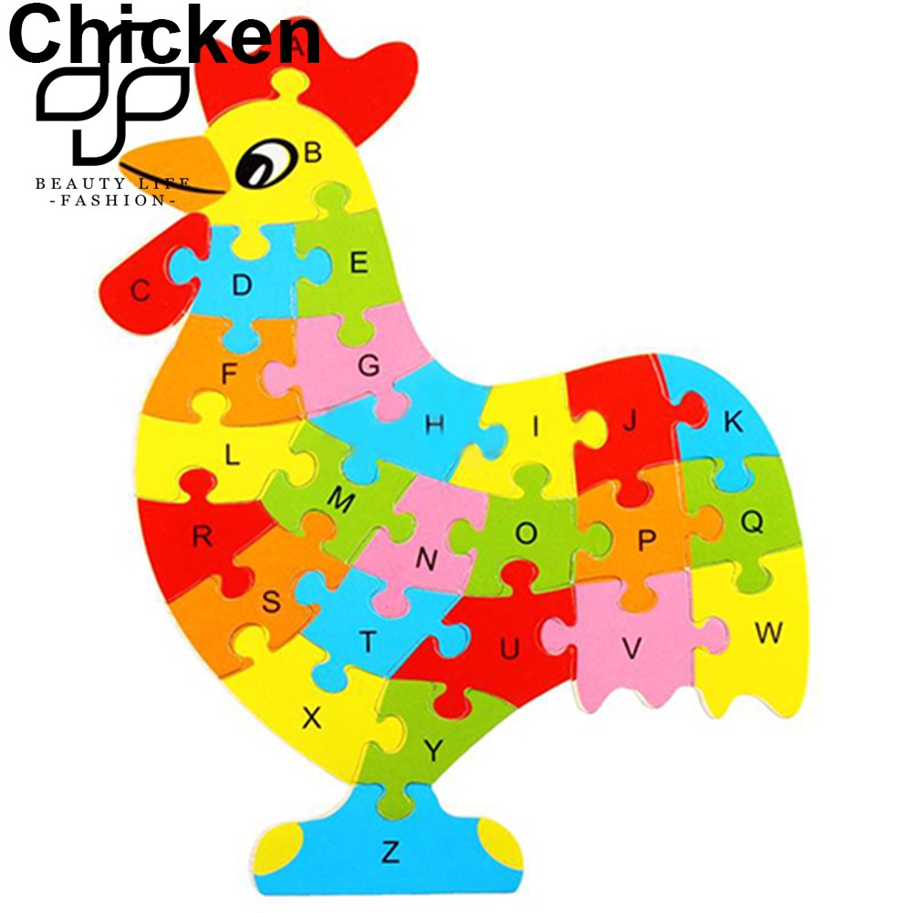 Bộ Đồ Chơi Xếp Hình Bảng Chữ Cái Cho Bé