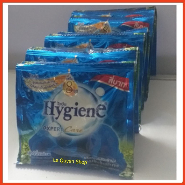 Nước xả vải Hygiene Thái Lan-Siêu thơm dây 12 gói