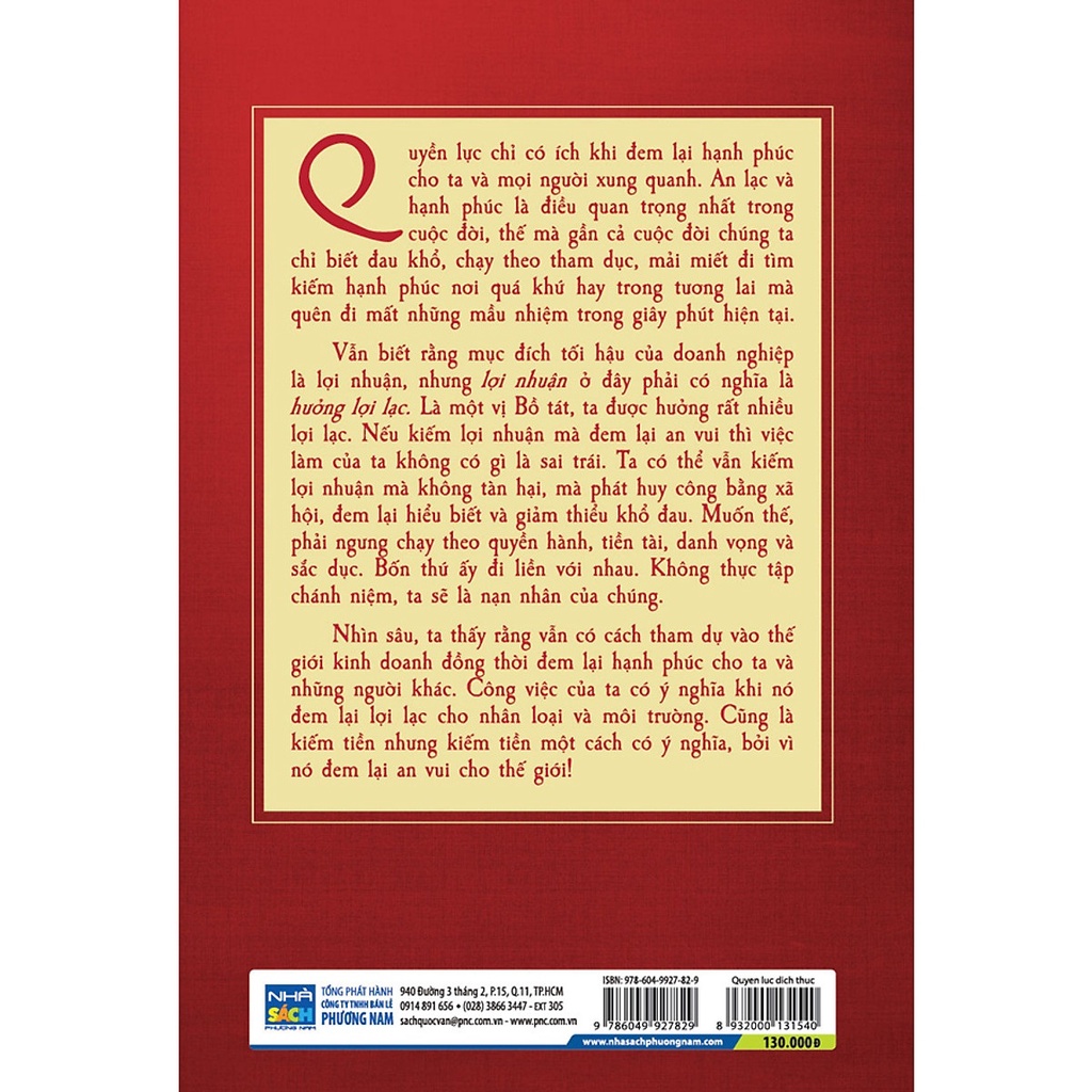 Sách - Quyền Lực Đích Thực - Thích Nhất Hạnh