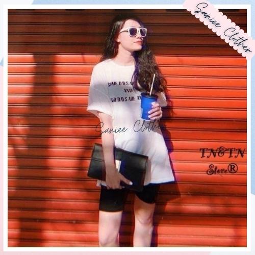 Quần Legging Ngố Nâng Mông Co Dãn 4 Chiều, Quần Biker Lửng Nữ Saninee Clother