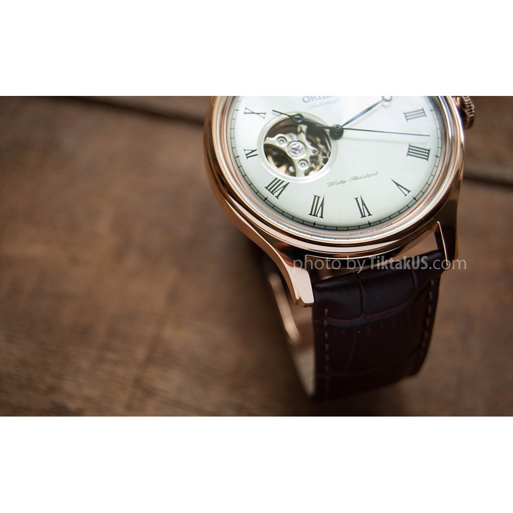 Đồng hồ nam dây da Orient Caballero FAG00001S0 ( Rose gold)