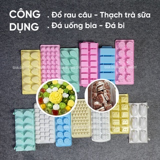 Mua Khuôn Rau Câu  Làm Đá Nhựa Cao Cấp Chịu Nhiệt -ĐƯỢC CHỌN MẪU