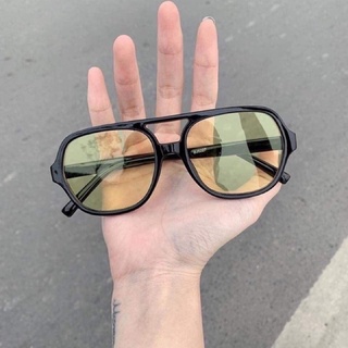 ❤️ mắt kính unisex flackbee bầu vàng viền đen trend ❤️
