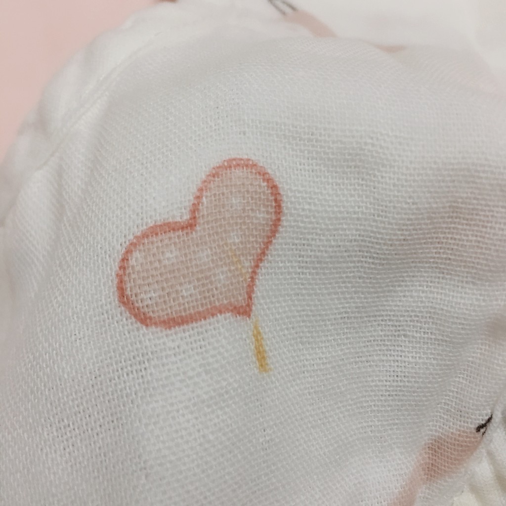 Set 2 yếm tròn Organic cotton HQ cho bé