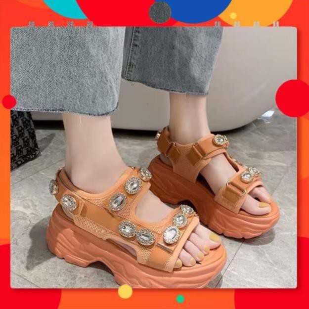 ODER SANDAL ĐẾ CAO 6 phân đính đá ulzzang a14