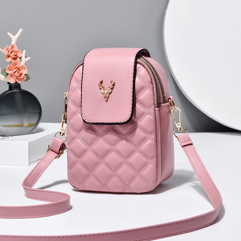 Túi Da Mềm Đeo Vai Đựng Điện Thoại/Tiền Cao Cấp Phong Cách Phương Tây Cho Nữ