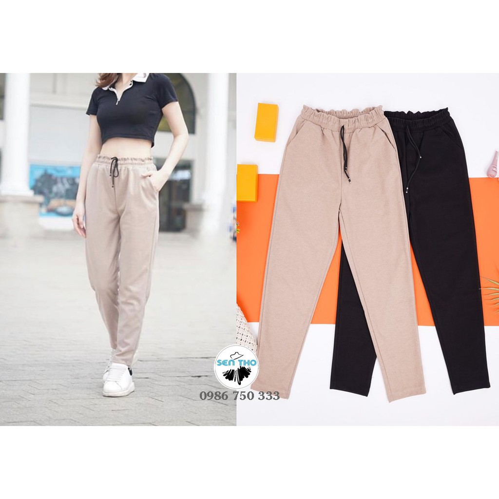 Quần Jogger Nữ Dạ Hàn Mẫu Mới  Chất Vải Dày Dặn, Dáng Trẻ Trung Năng Động