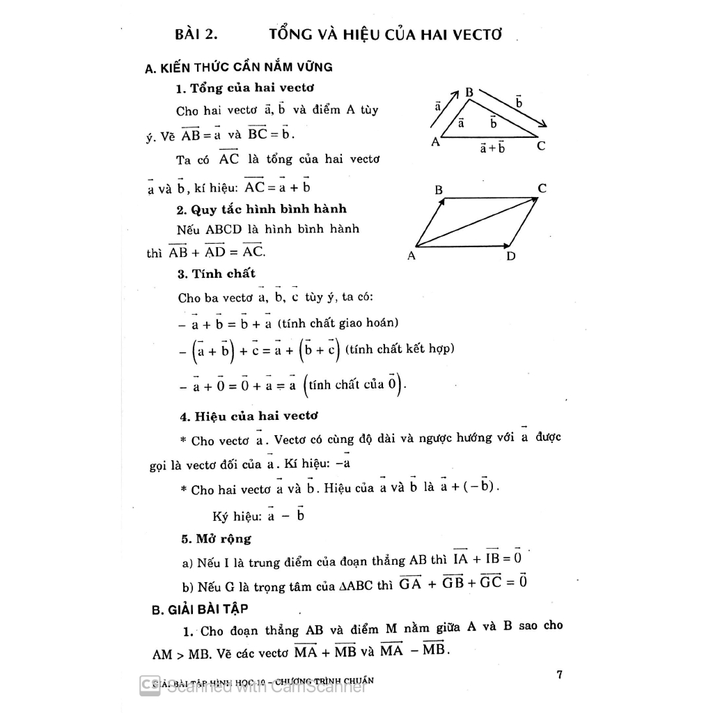 Sách - Giải Bài Tập Hình Học 10