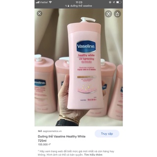 Sữa dưỡng thể vaseline