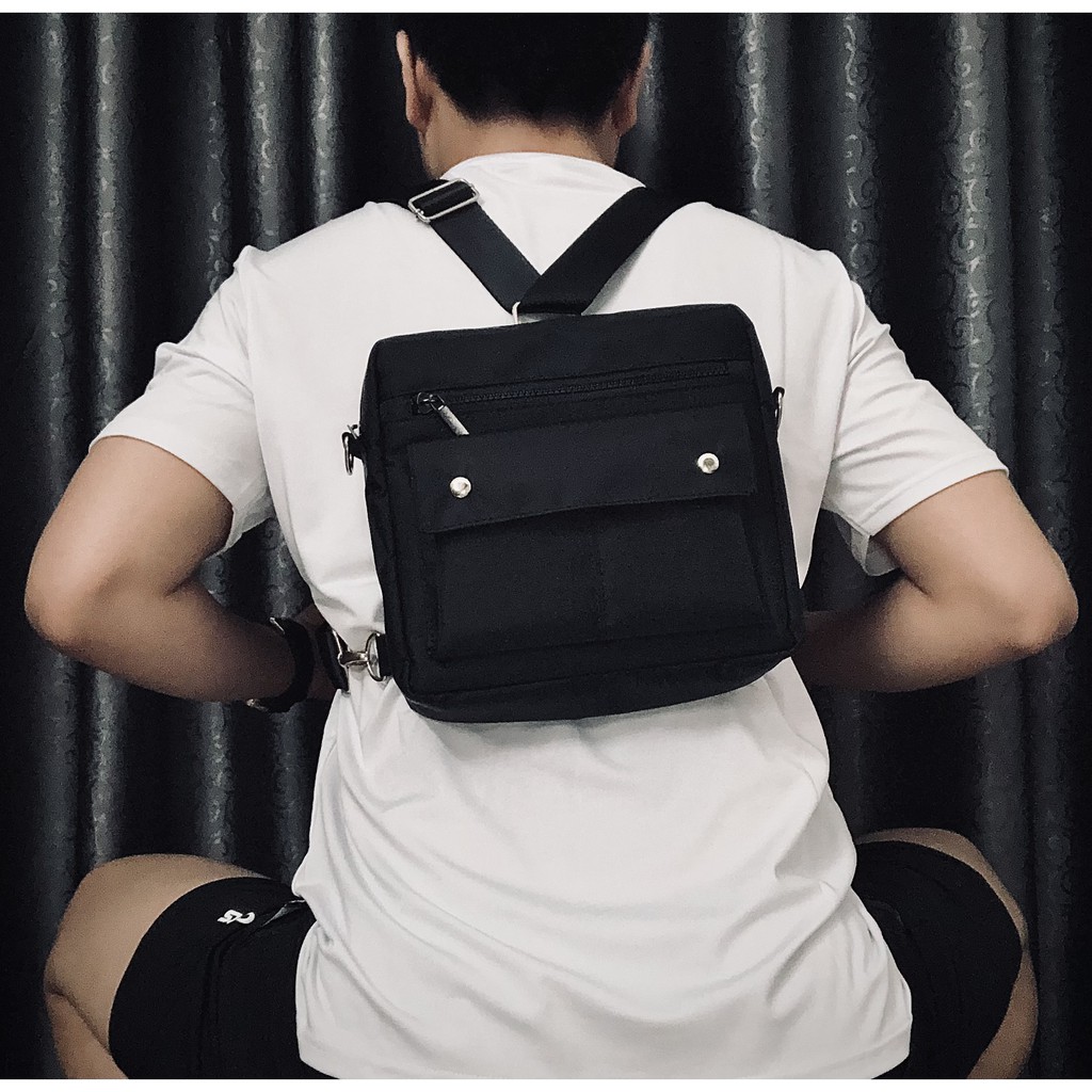 Balo mini và túi đeo chéo unisex MESSBAG Self-Design Four