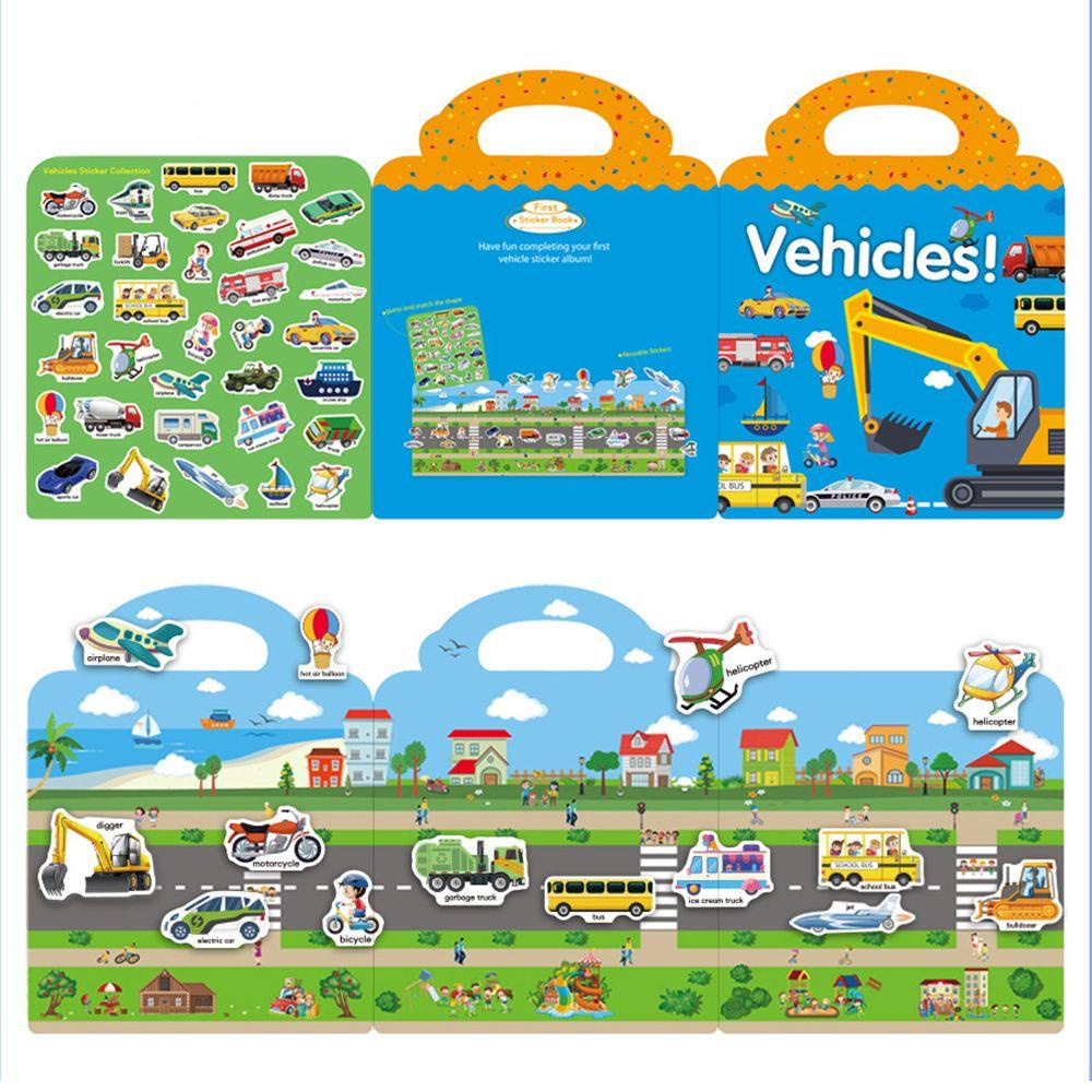 Sticker Dán Trang Trí Sổ Tay Hình Phong Cảnh