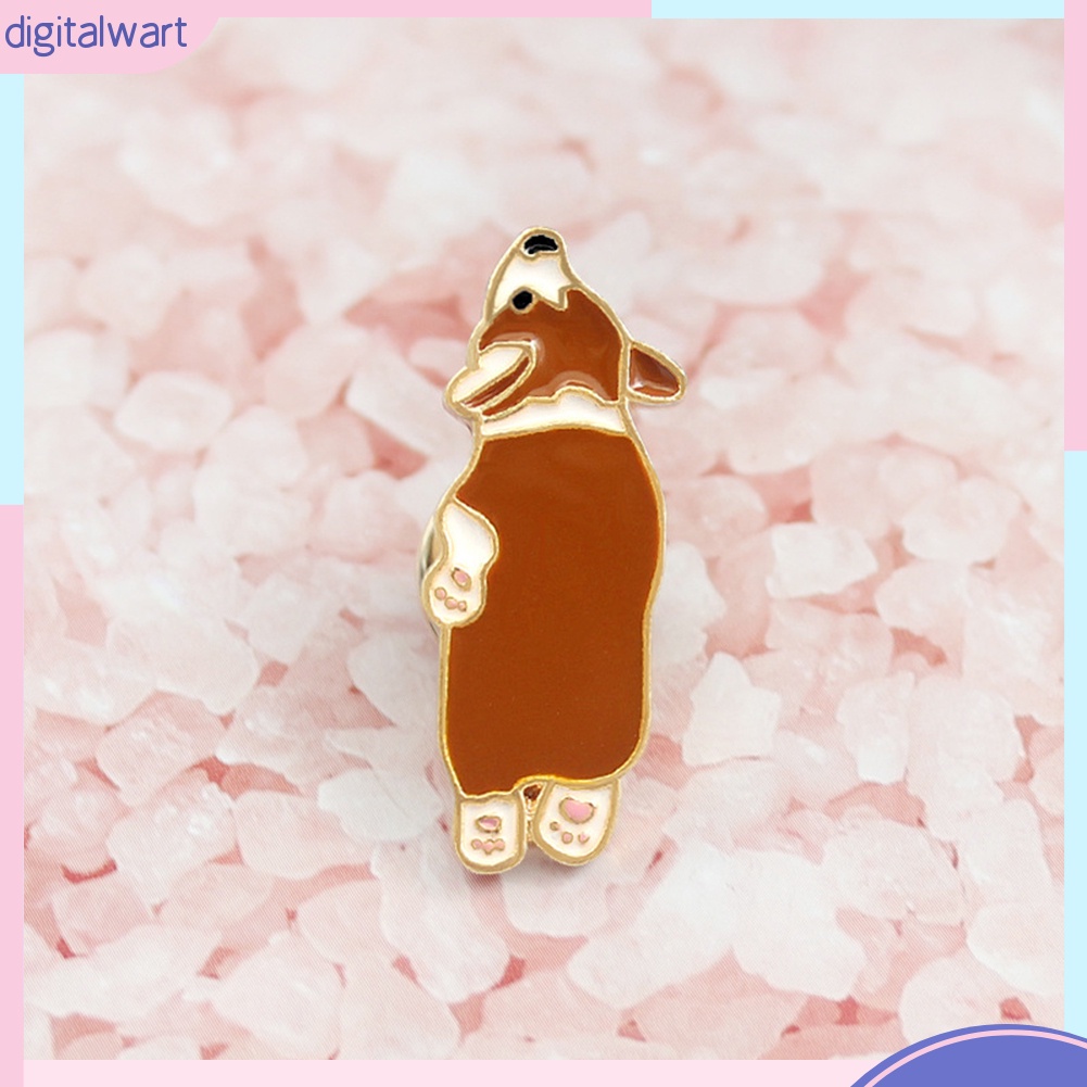Ghim cài áo hình chú cún corgi dễ thương