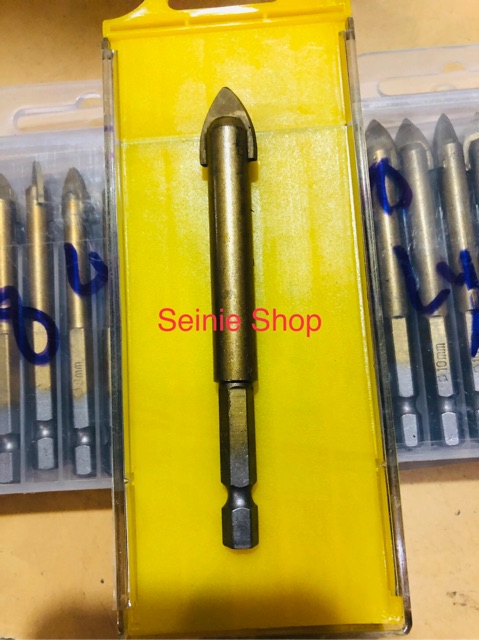 Mũi Khoan Gạch, Đá, Thạch cao 2 cạnh chuôi lục giác 6mm 8mm 10mm 12mm