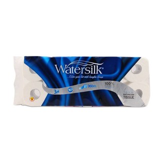 Giấy vệ sinh watersilk 3 lớp -10 cuộn