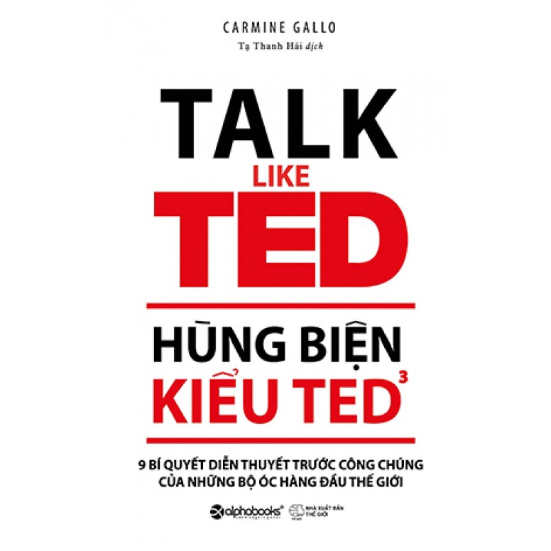 Sách AlphaBooks - Talk Like Ted - Hùng Biện Kiểu Ted (Tập 3)