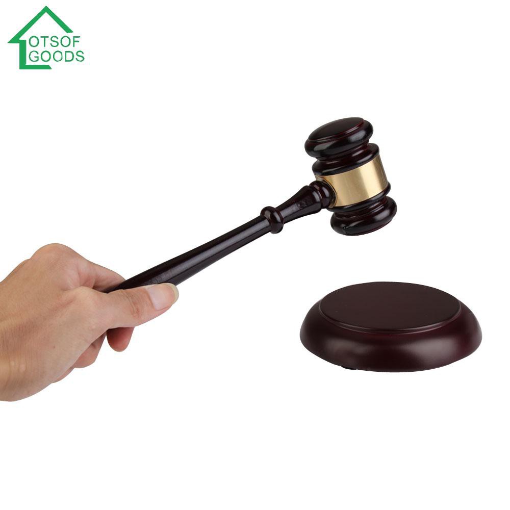 Búa gỗ gõ tạo âm thanh làm thủ công cho đấu giá/ luật sư